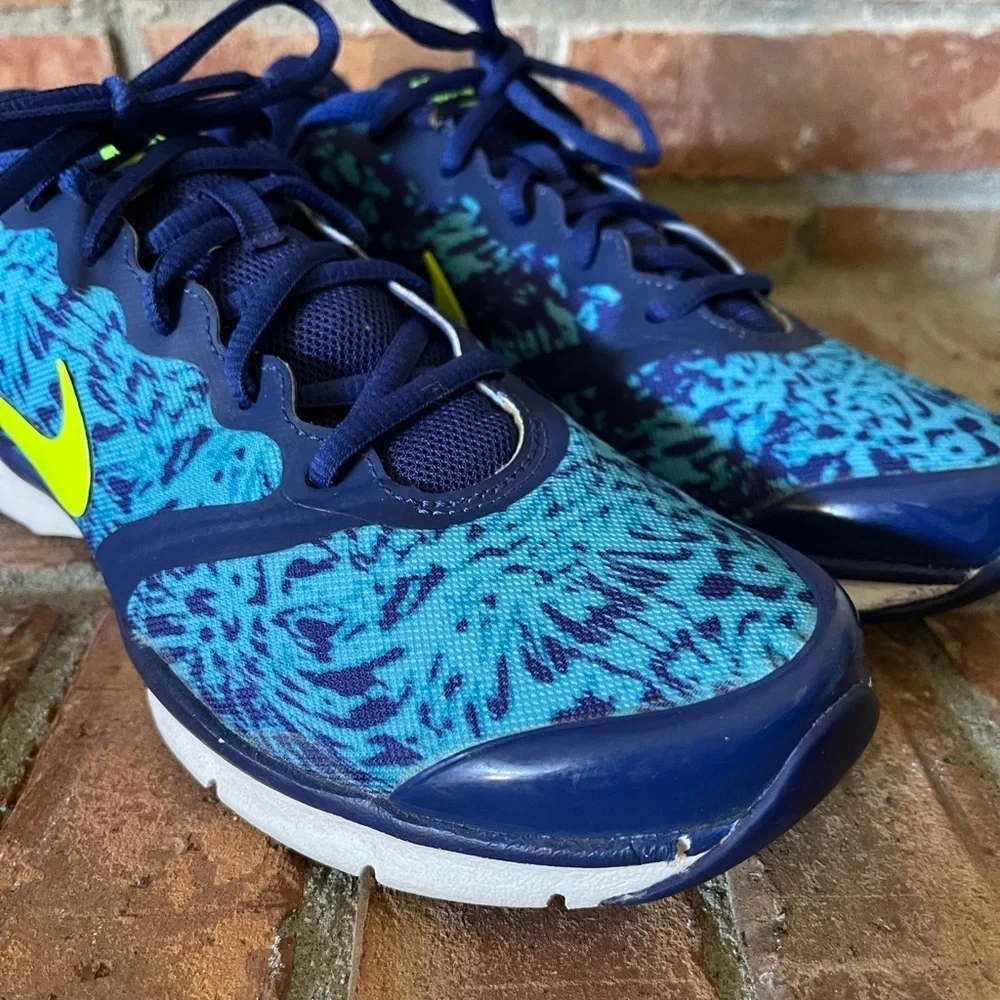 Nike Training Blue Tie Dye Sneakers